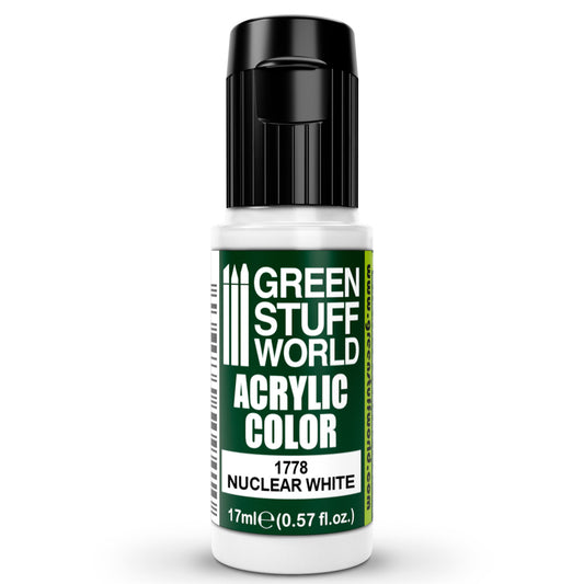 Green Stuff World Pintura Acrilica 1778 Nuclear White 17ml