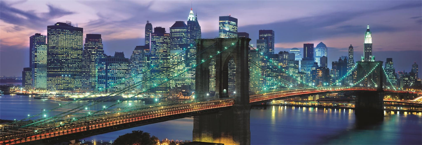 Clementoni Rompecabezas Panoramico Puente New York 1000 Pza