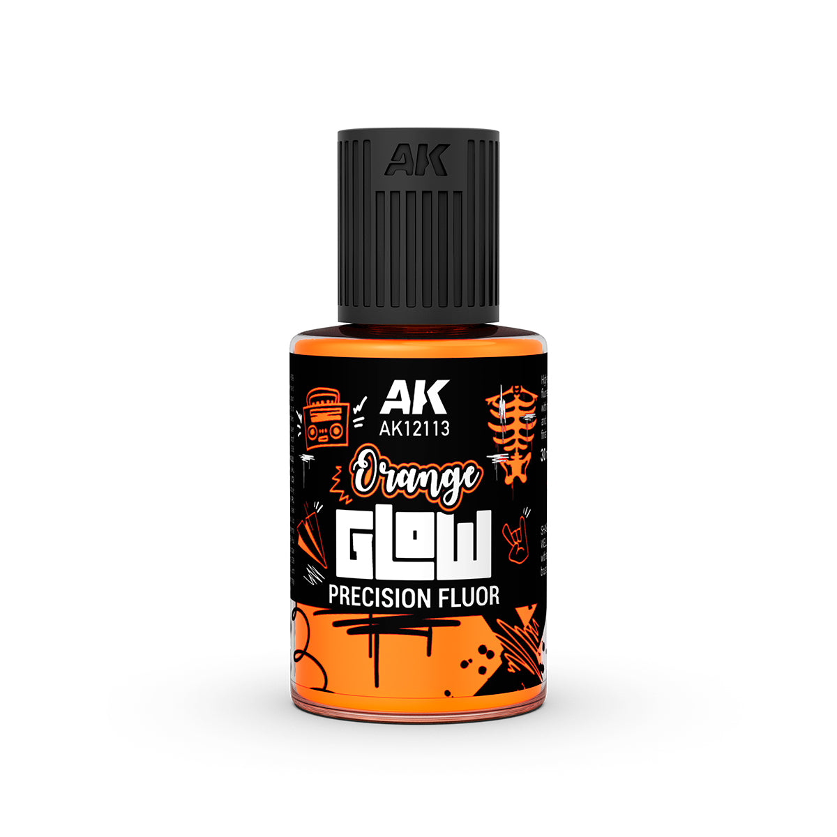 AK Orange Glow Precision Fluor AK12113 30ml