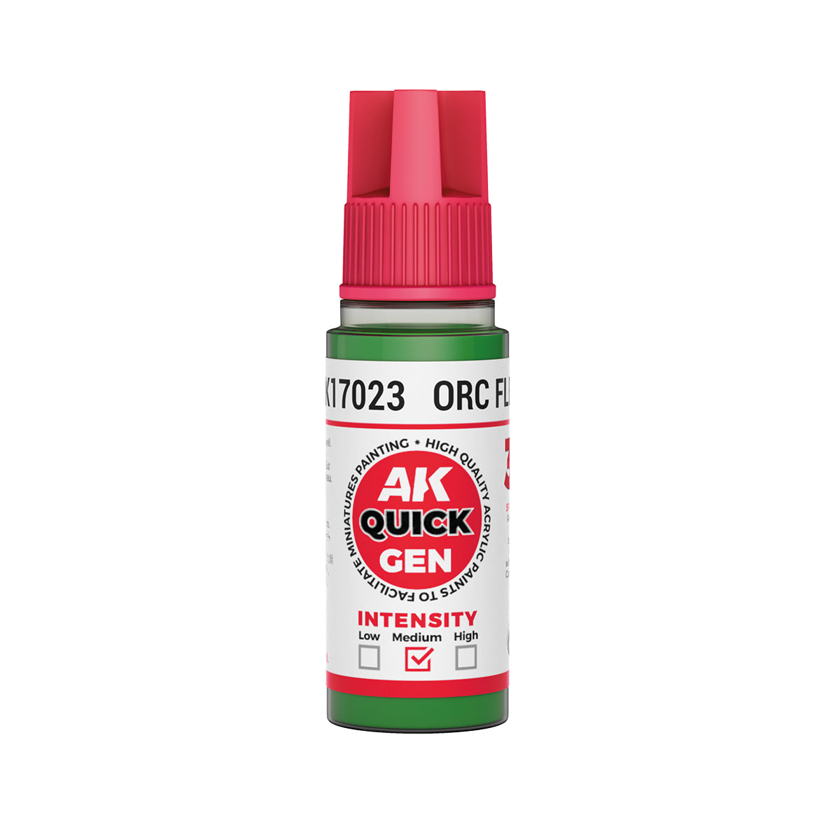 AK Pintura Acrílica Quickgen AK17023 Intensity Medium Orc Flesh  18ml
