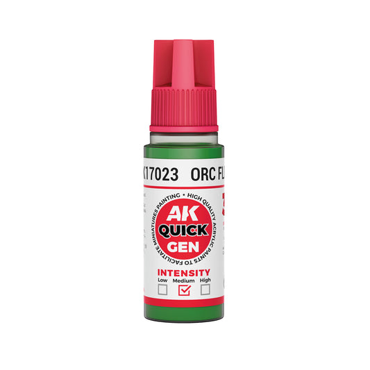 AK Pintura Acrílica Quickgen AK17023 Intensity Medium Orc Flesh  18ml