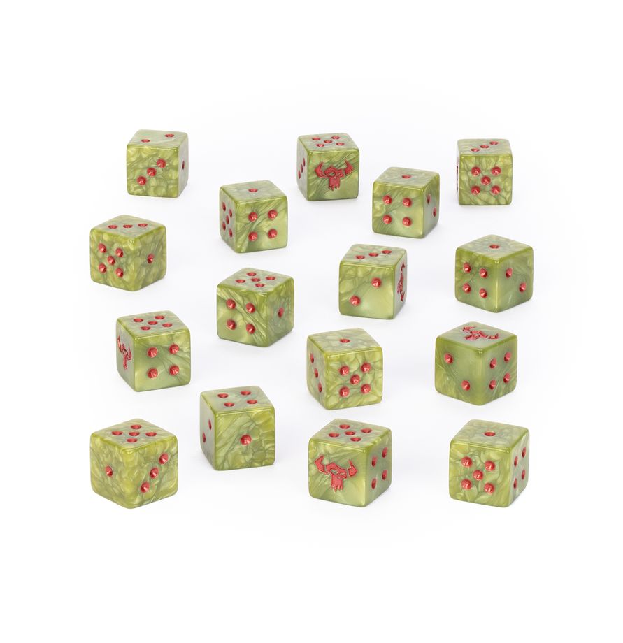 Games Workshop Warhammer 40K Orks Dice