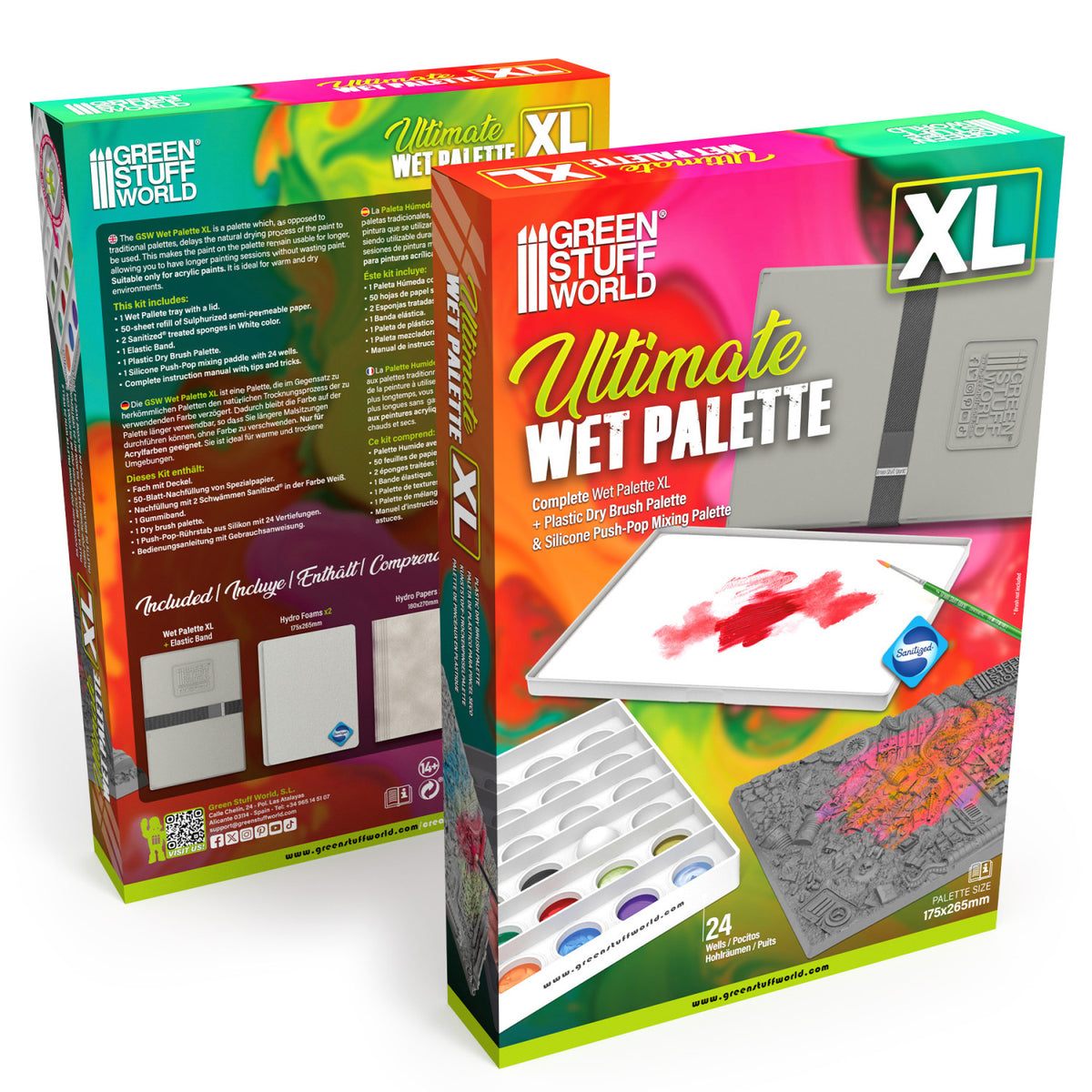 Green Stuff World Ultimate Wet Palette XL - Paleta Húmeda