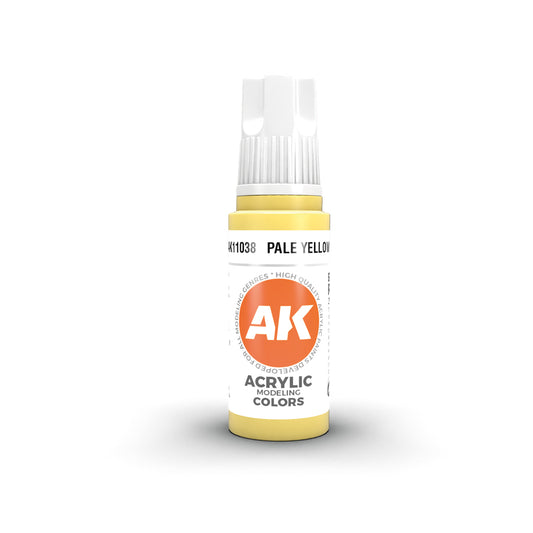 Ak Pintura Acrílica Gama Genérica AK11038 Pale Yellow 18ml