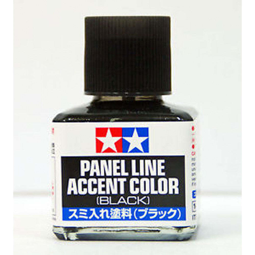 Tamiya Panel Line Accent Color Black 87131 40ml