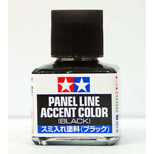 Tamiya Panel Line Accent Color Black 87131 40ml