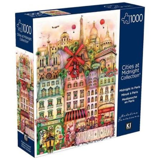 KI Puzzles Rompecabezas Medianoche en Paris 1000 Pzas