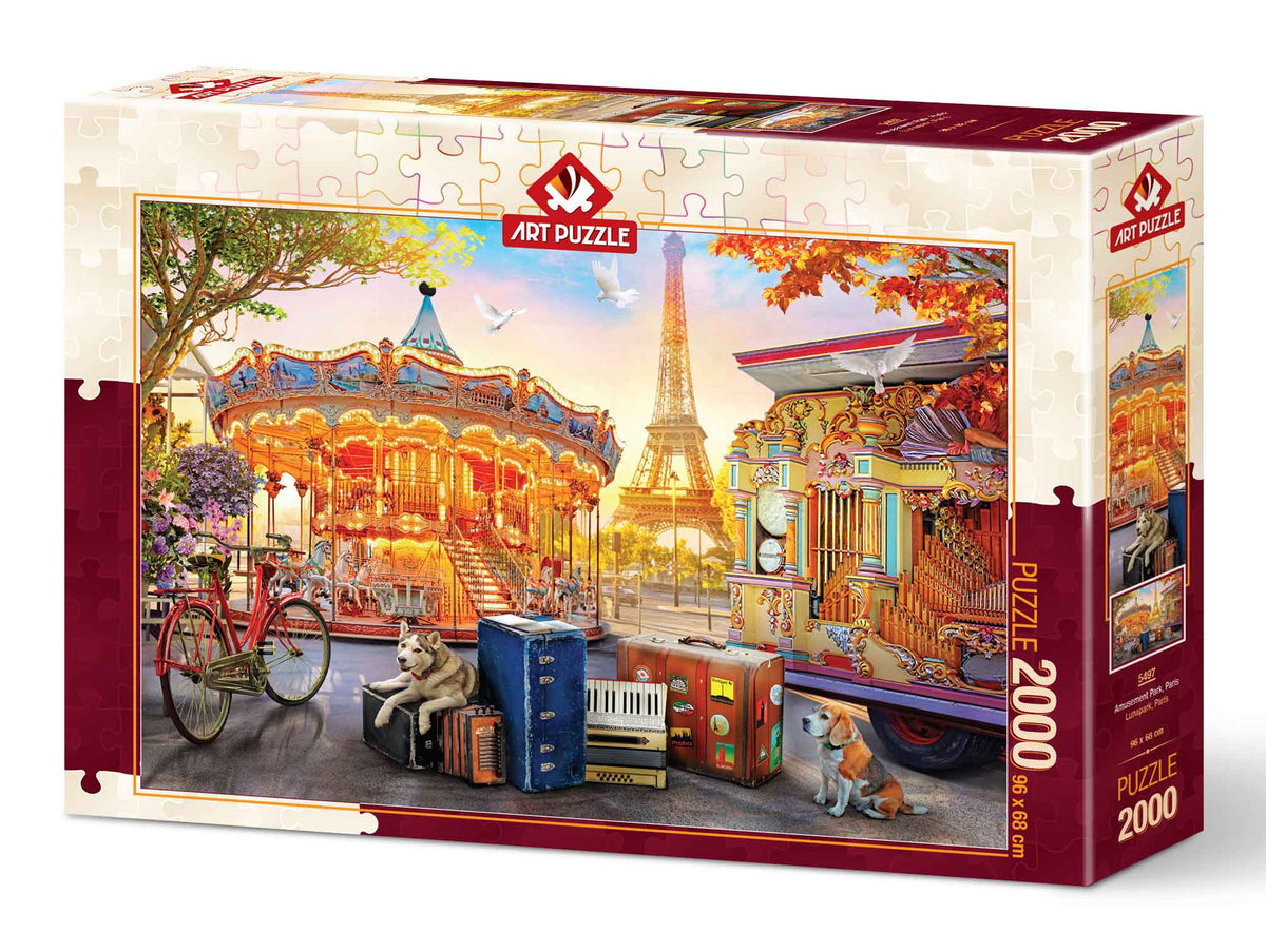 Art Puzzle Rompecabezas Parque Atracciones Paris 2000 Pzas