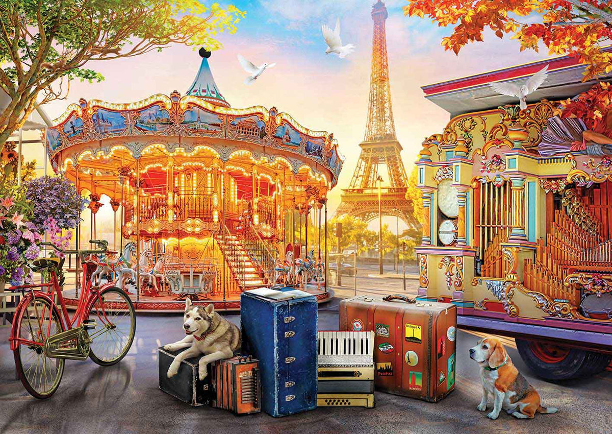 Art Puzzle Rompecabezas Parque Atracciones Paris 2000 Pzas