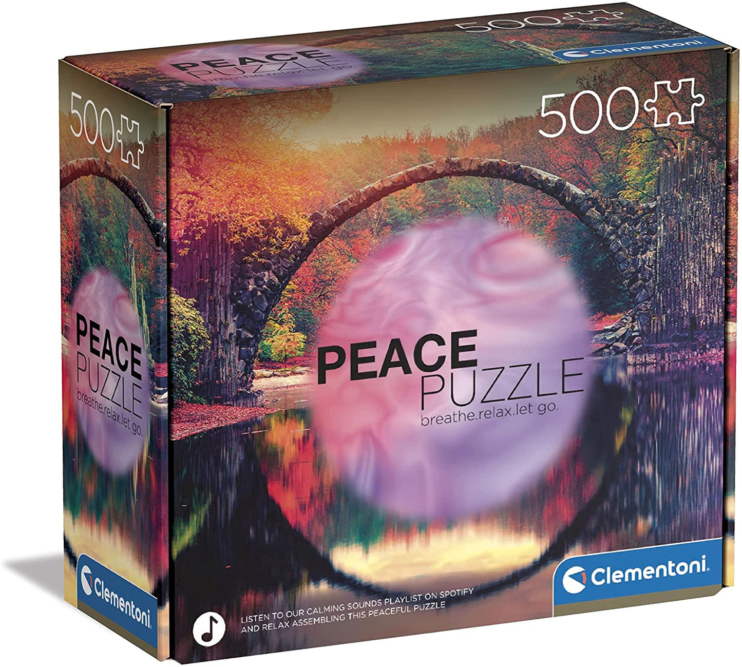 Clementoni Rompecabezas Reflejo Natural Peace 500 Pza