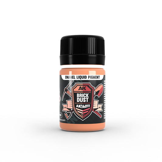 Ak Enamel Liquid Pigment Pigmento Liquido AK14011 Brick Dust 35ml