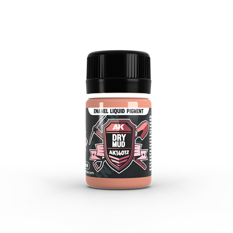 Ak Enamel Liquid Pigment Pigmento Liquido AK14012 Dry Mud 35ml