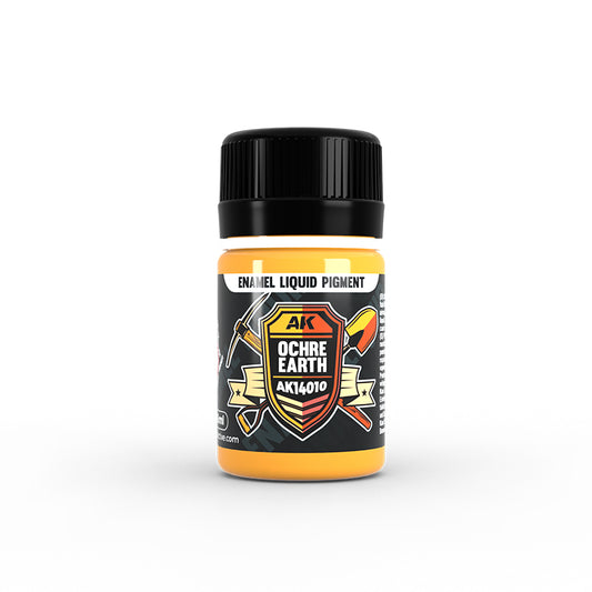 Ak Enamel Liquid Pigment Pigmento Liquido AK14010 Ochre Earth 35ml