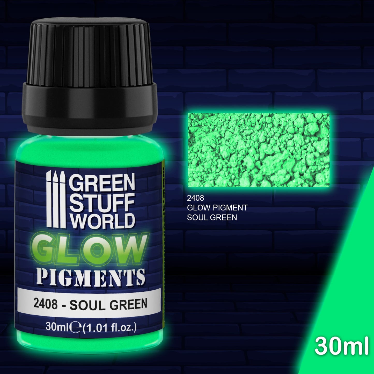 Green Stuff World Pigmentos Luminiscentes 30ml Soul Green