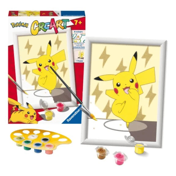 Ravensburger Creart Pokemon Pikachu Pinta con Números