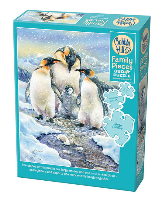 Cobble Hill Rompecabezas Familia De Pingüinos 350 Pza
