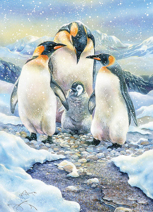 Cobble Hill Rompecabezas Familia De Pingüinos 350 Pza