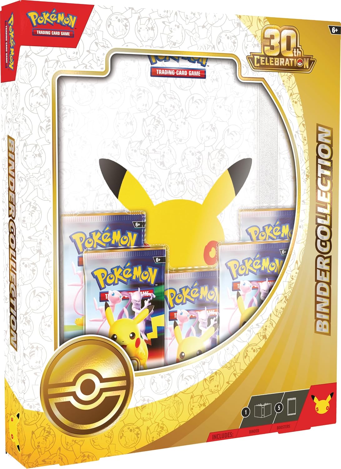 Pokemon TCG 30th Aniversario Binder Collection Album Inglés