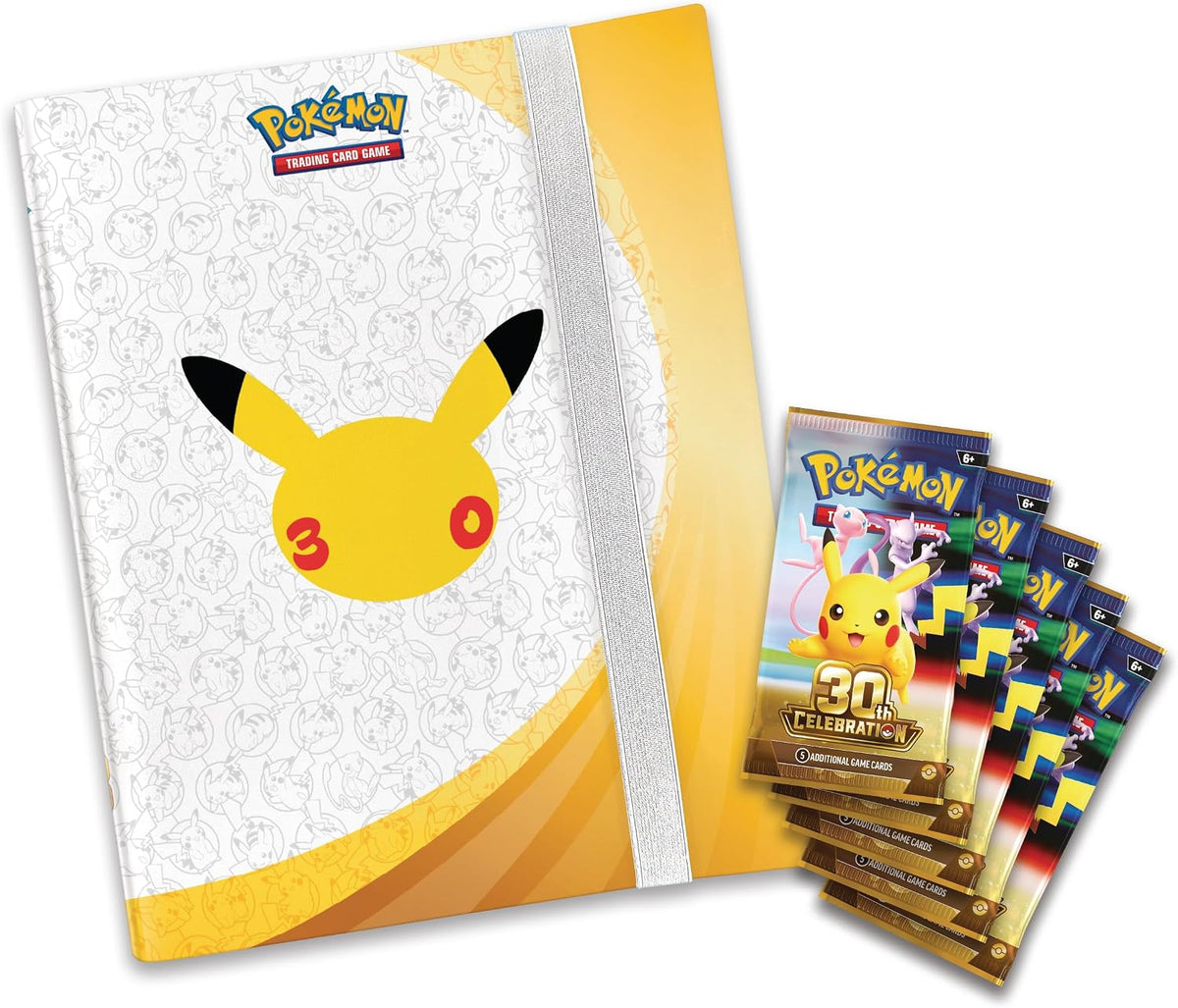 Pokemon TCG 30th Aniversario Binder Collection Album Inglés