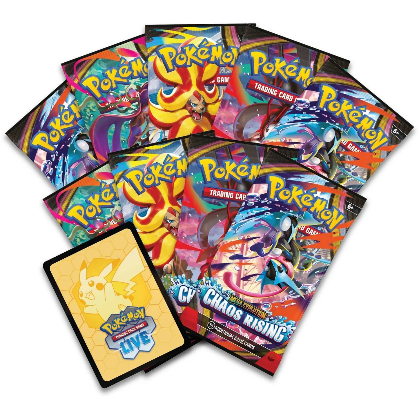 Pokemon Tcg Mega Evolution Chaos Rising Elite Trainer Box