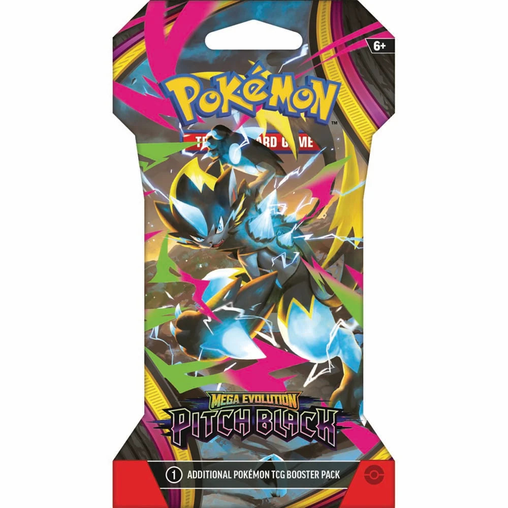 Pokemon Tcg Pitch Black Sleeves Booster Sobre Individual