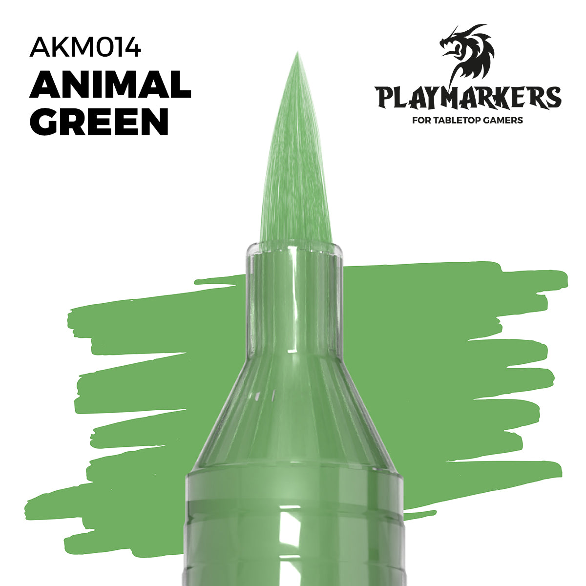 Ak Playmarker Rotulador De Pintura Acrílica AKM014 Animal Green