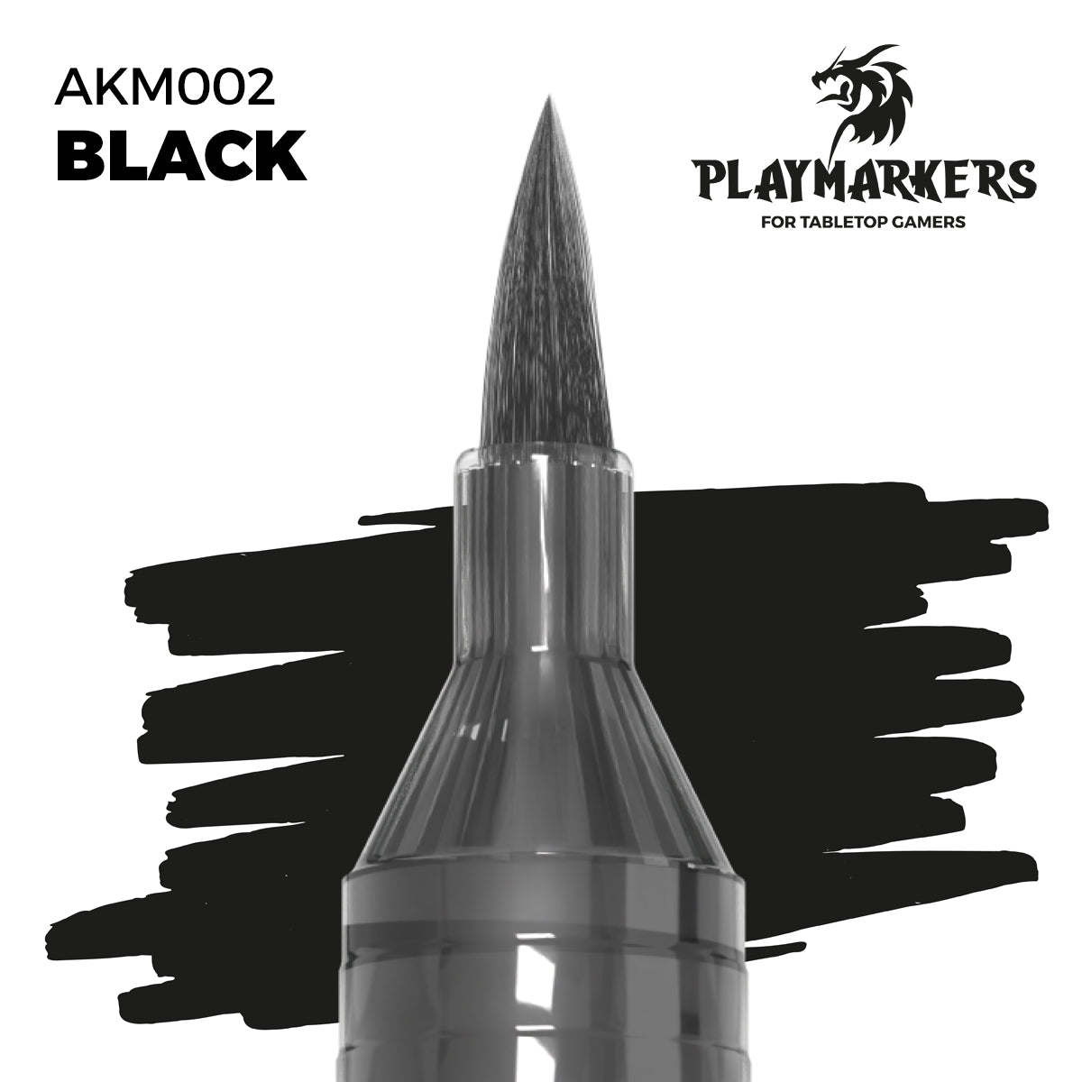 Ak Playmarker Rotulador De Pintura Acrílica AKM002 Black