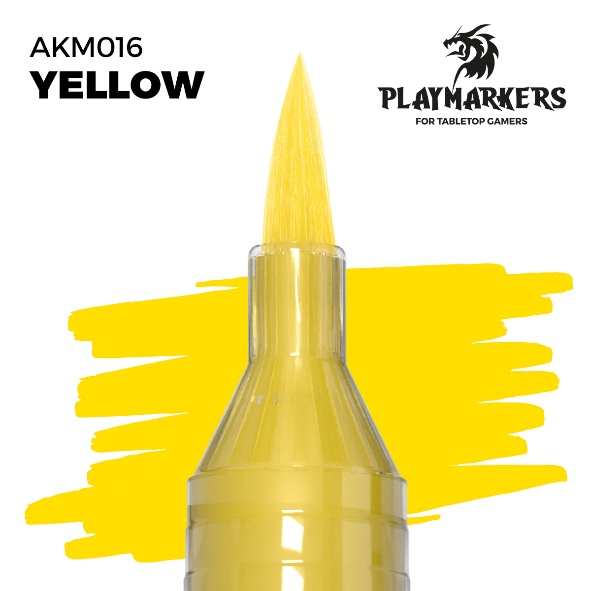 Ak Playmarker Rotulador De Pintura Acrílica AKM016 Yellow