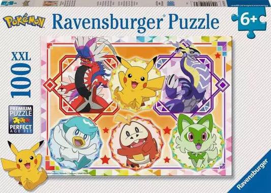 Ravensburger Rompecabezas Pokémon Escarlata Y Púrpura 100pza