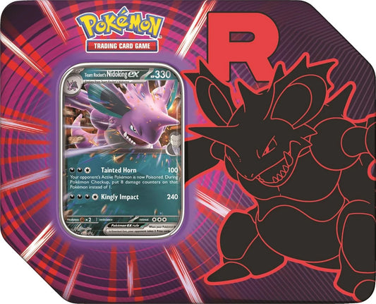 Pokemon Tcg Destined Rivals Nidoking Ex Tin Lata
