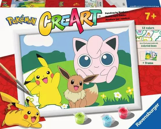 Ravensburger Creart Pokemon Clasicos Pinta con Números
