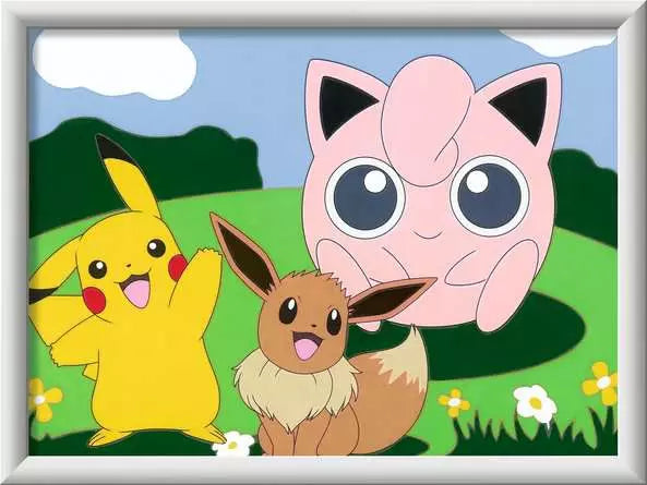 Ravensburger Creart Pokemon Clasicos Pinta con Números