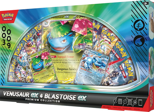 Pokemon Tcg Venusaur Ex & Blastoise Ex Premium Collection