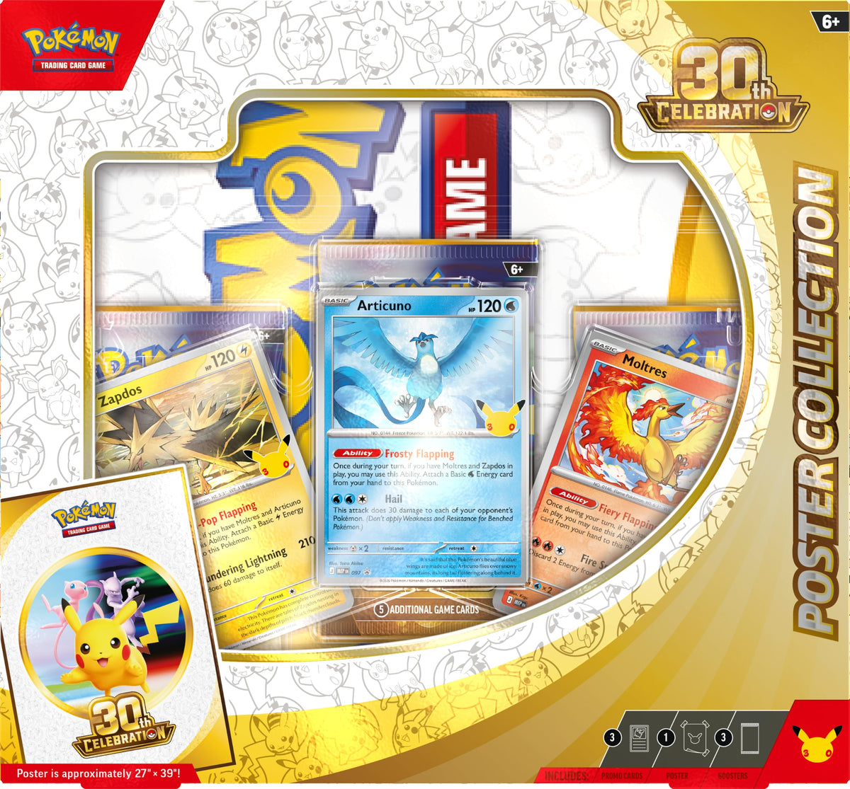 Pokemon 30 Aniversario Poster Collection En Inglés
