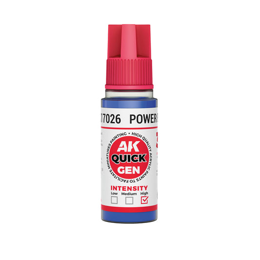 AK Pintura Acrílica Quickgen AK17026 Intensity High Power Blue 18ml