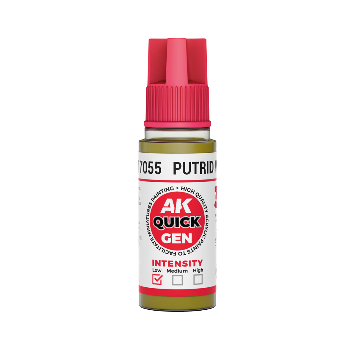 AK Pintura Acrílica Quickgen AK17055 Intensity Low Putrid White 18ml