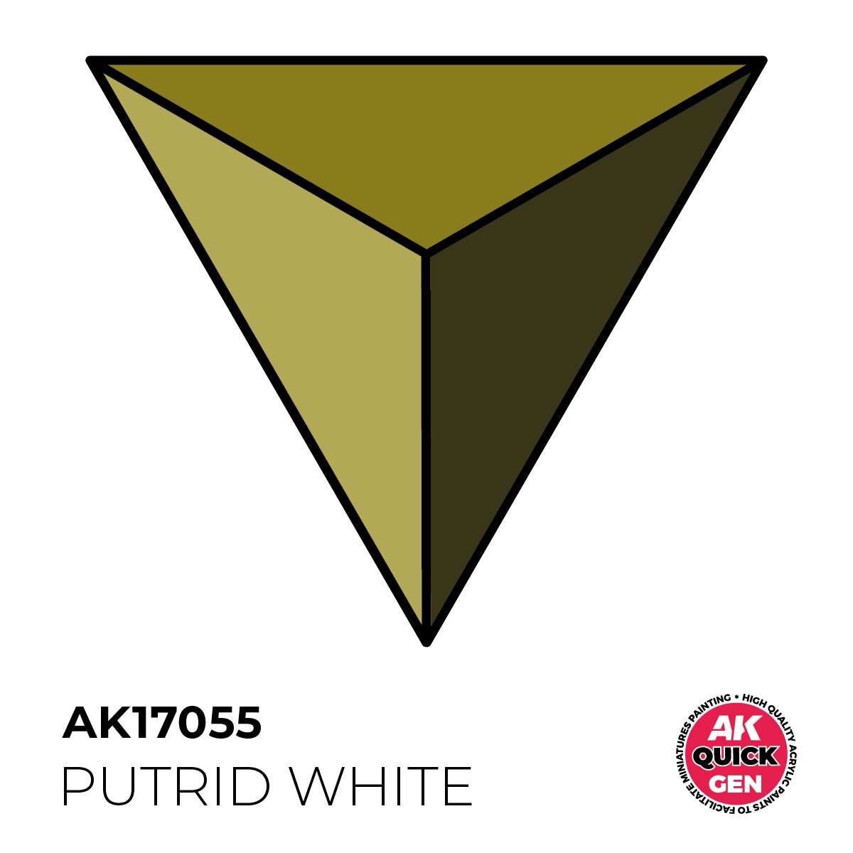 AK Pintura Acrílica Quickgen AK17055 Intensity Low Putrid White 18ml