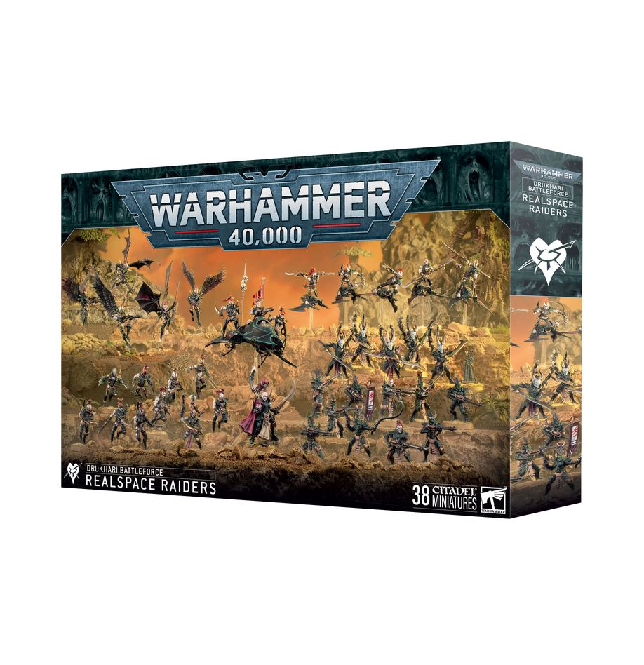 Games Workshop Warhammer40k Drukhari Battleforce Realspace Raiders