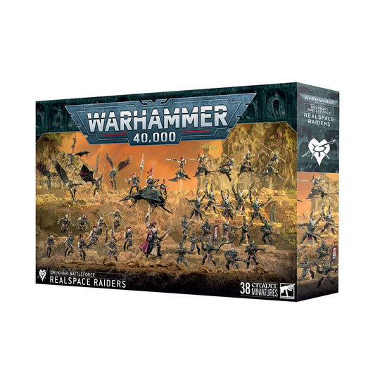 Games Workshop Warhammer40k Drukhari Battleforce Realspace Raiders