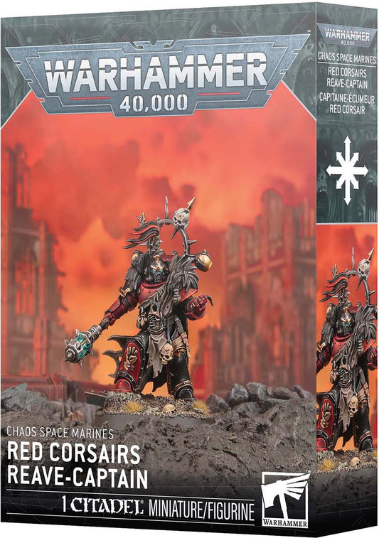 Warhammer40k Chaos Space Marines Red Corsairs Reave Captain