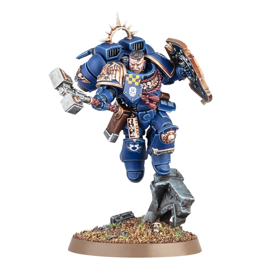 GW Warhammer40K Space Marines Captain With Jump Pack And Relic Shield