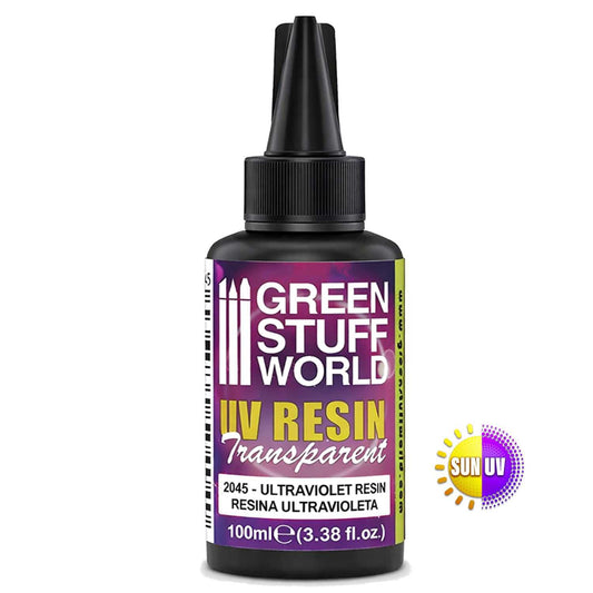 Green Stuff World UV Resin Resina UV 100ml efecto agua