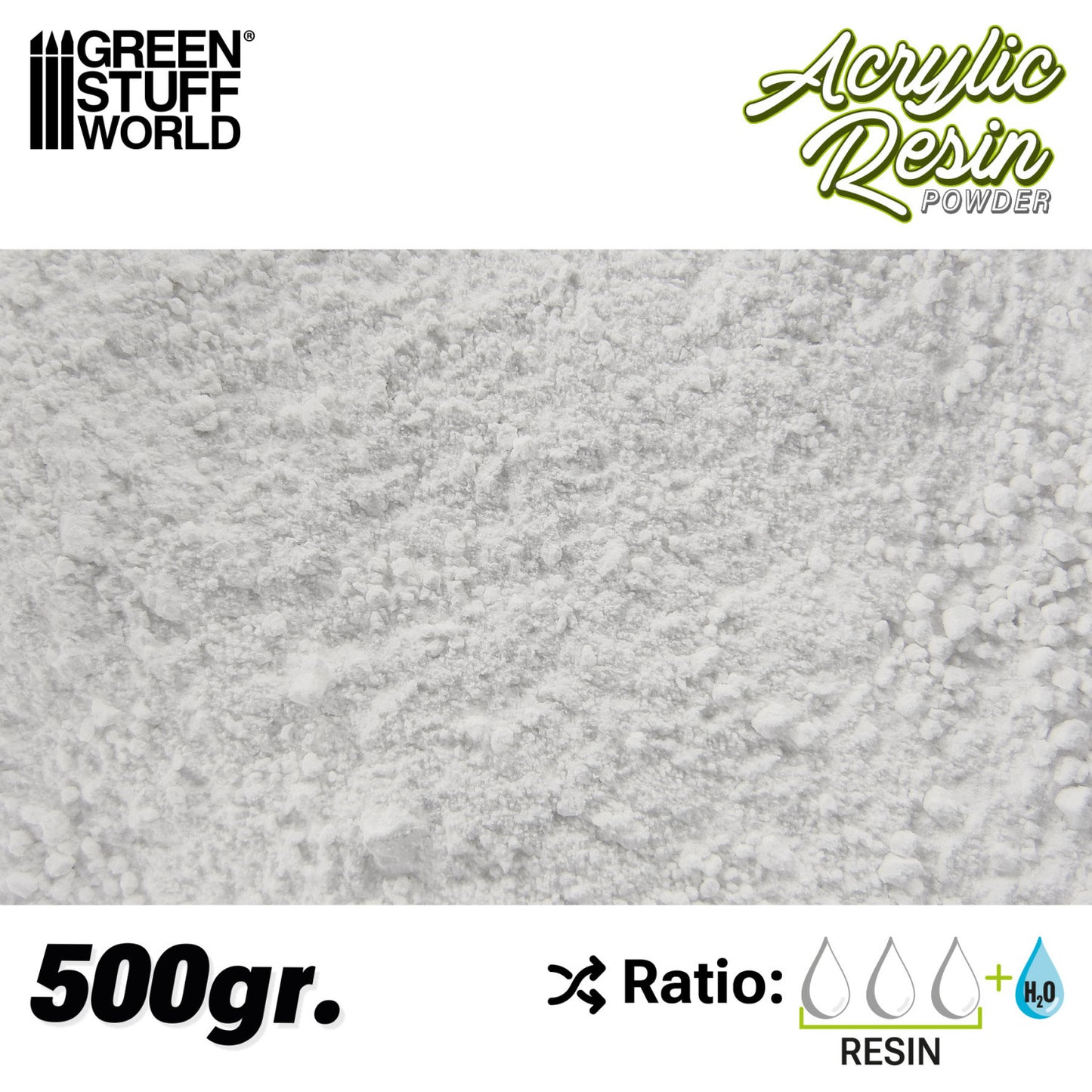 Green Stuff World Resina Acrilica En Polvo 500gr
