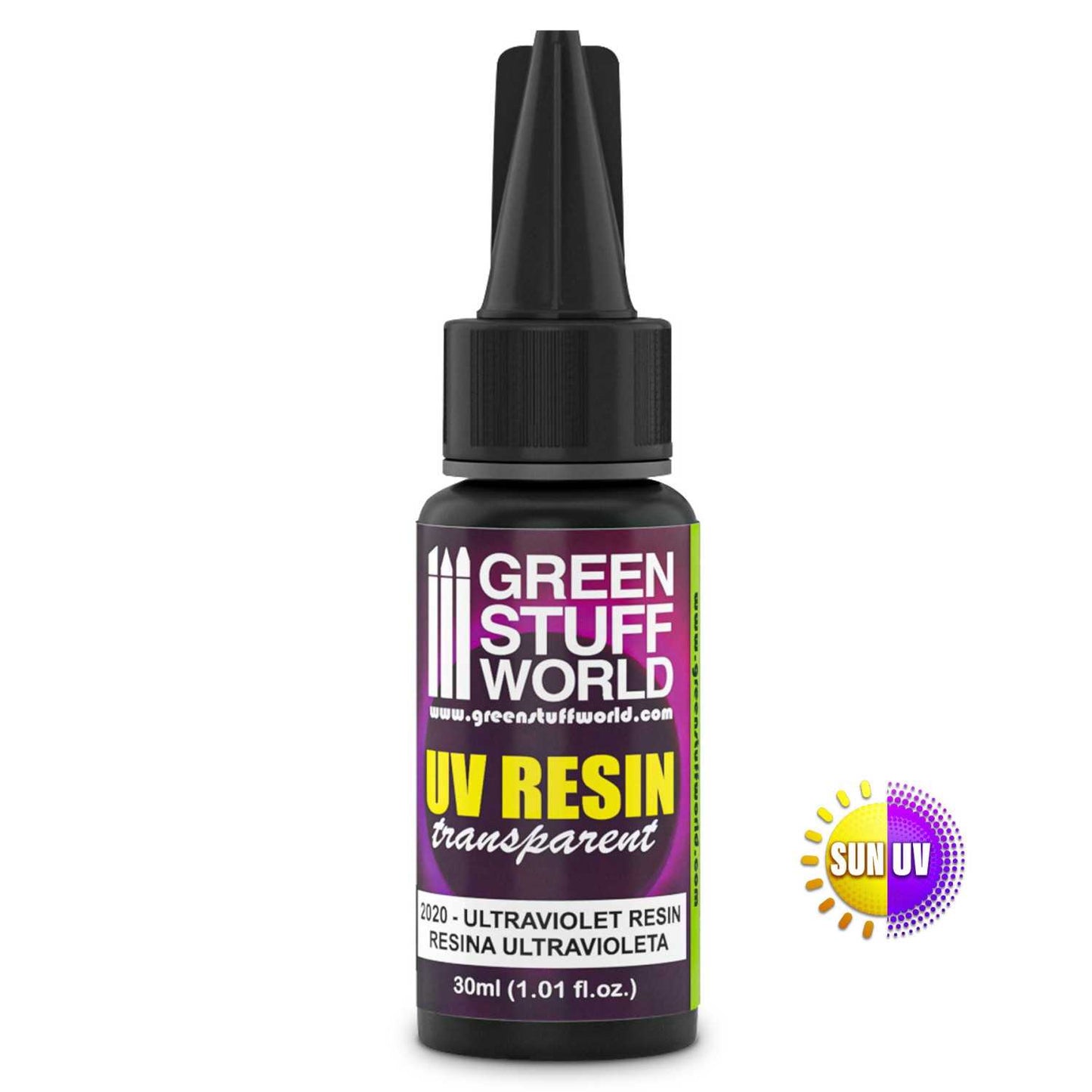 Green Stuff World UV Resin Resina UV Transparente 30ml efecto agua
