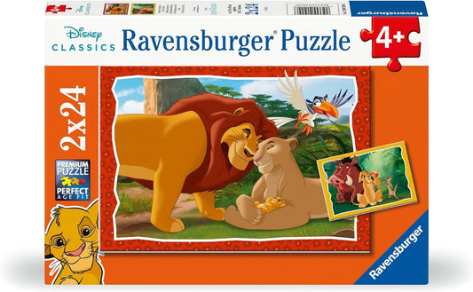 Ravensburger 2 Rompecabezas Disney El Rey Leon 24 Pzas