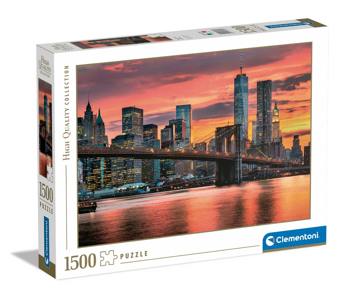 Clementoni Rompecabezas Nueva York East River Al Atardecer 1500 Pza