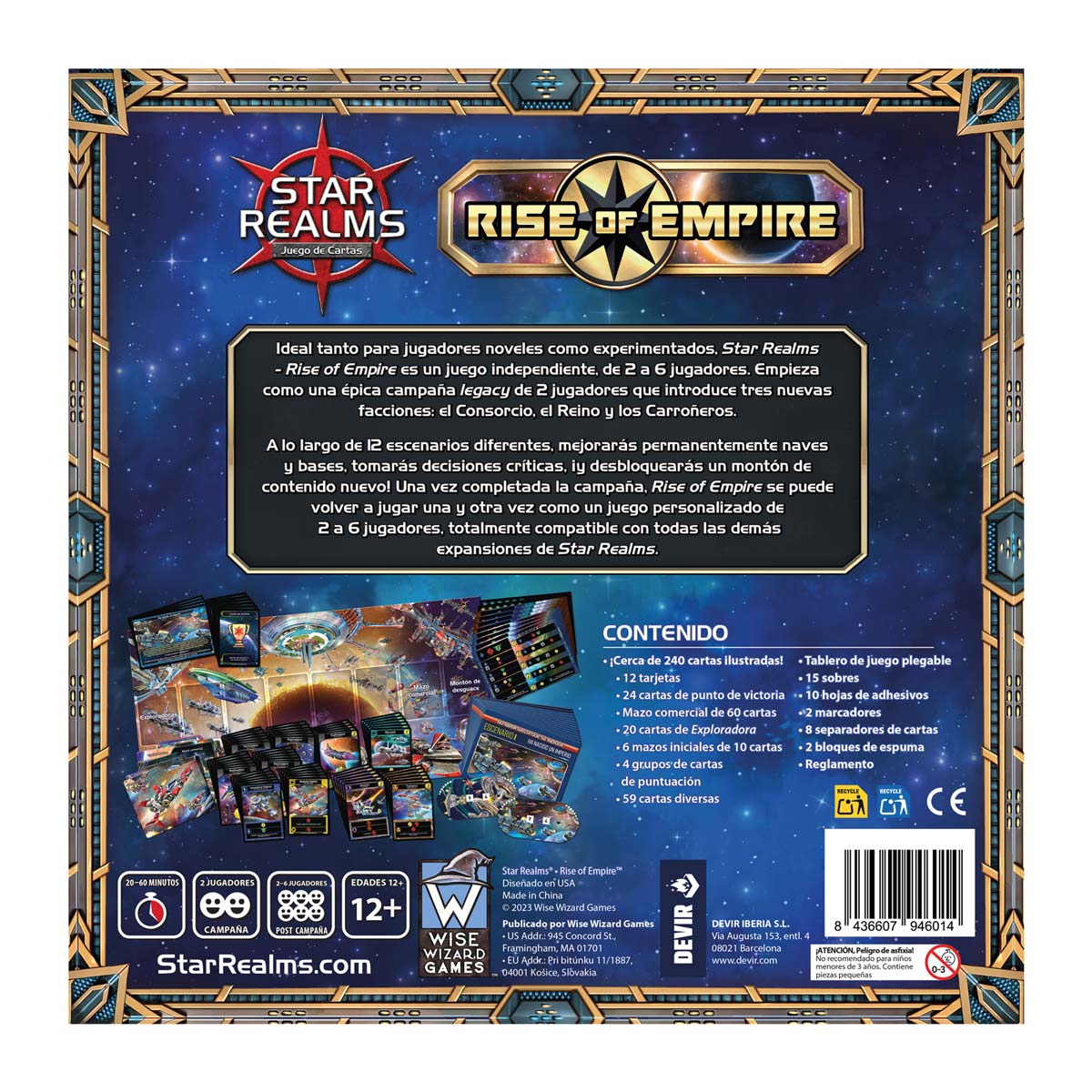 Devir Star Realms Rise Of Empire Juego De Mesa - Español