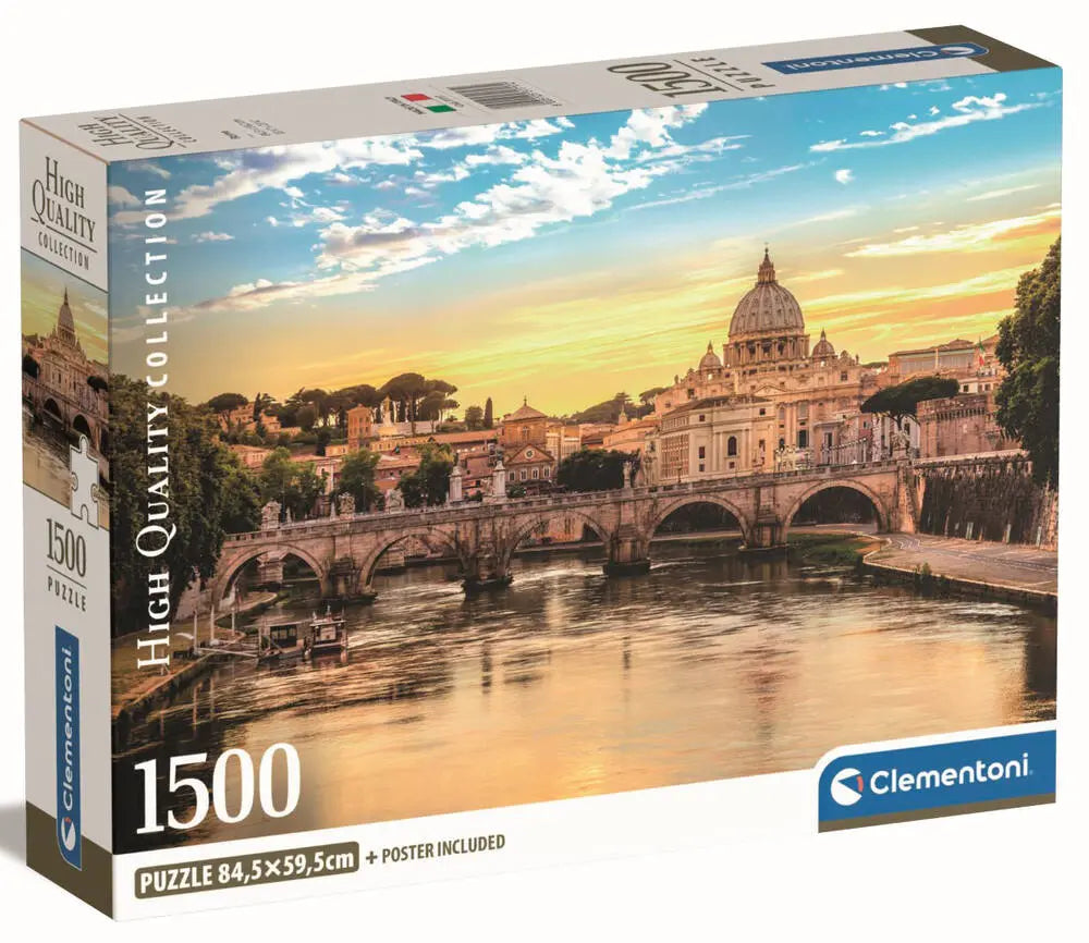 Clementoni Rompecabezas Roma Y Vaticano 1500 Pza