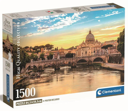 Clementoni Rompecabezas Roma Y Vaticano 1500 Pza