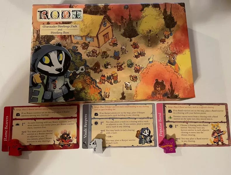 Root Marauder Hirelings Pack & Hireling Box Expansion Juego de mesa